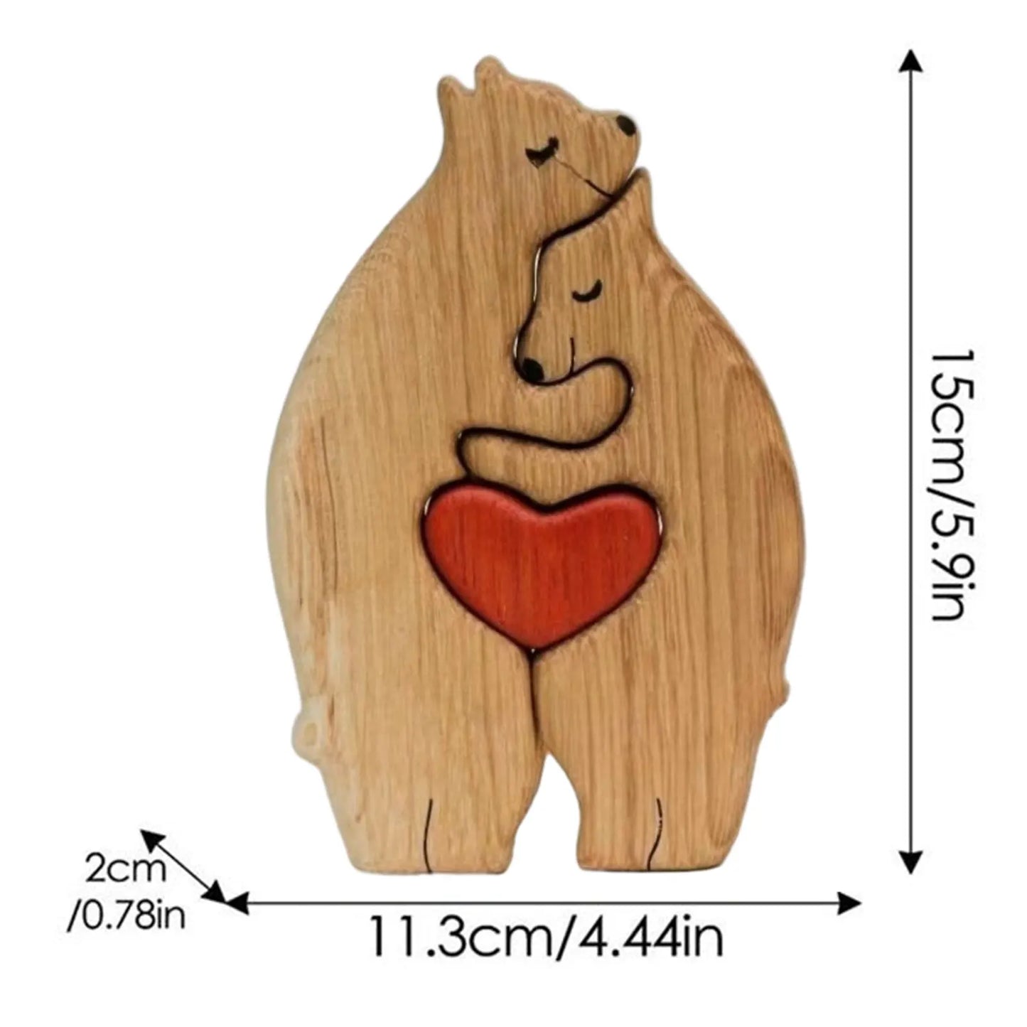Cute Bear Jigsaw Home Decor