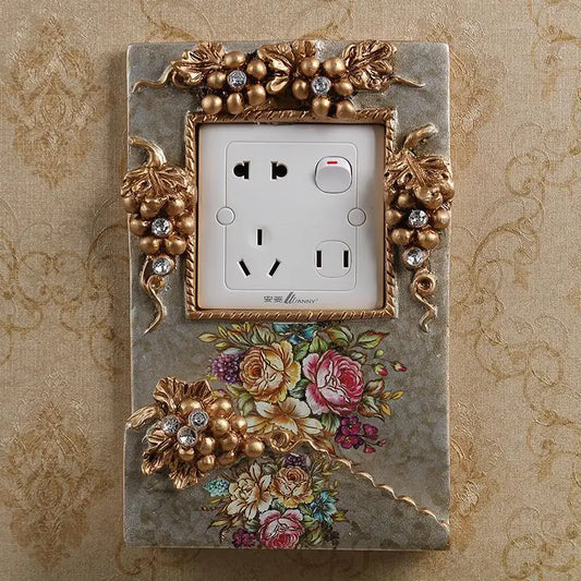 Classic Floral Power Outlet Organizer - Pexav
