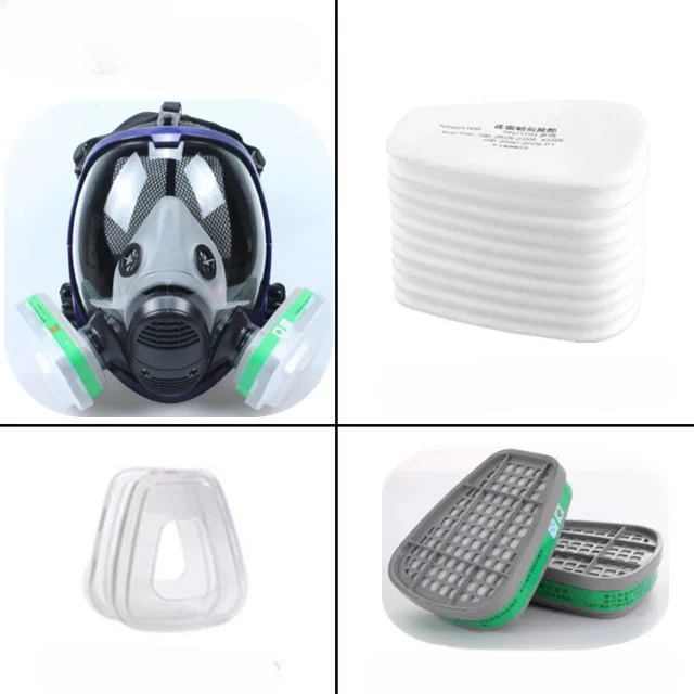 Breathable Face Mask with Clear Lens and Air Purifying Filters