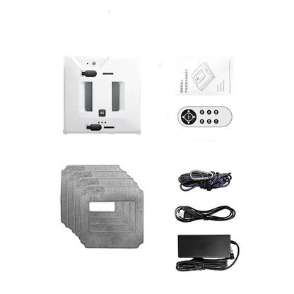 Automatic Window Cleaning Robot with Dual Spray