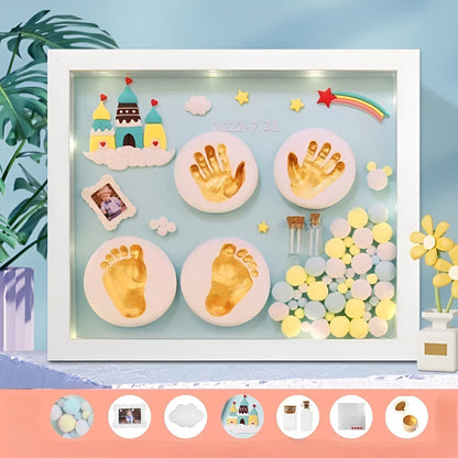 Personalized Baby Handprint and Footprint Art Kit