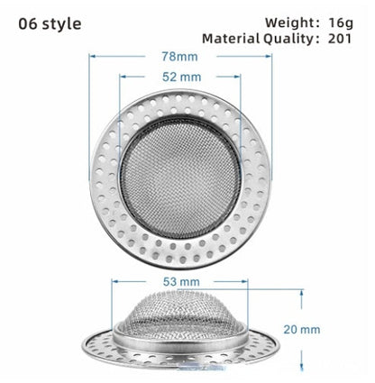Easy Clean Kitchen Sink Strainer Filter