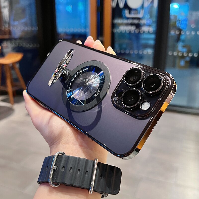 Clear Swivel iPhone Phone Case Protector