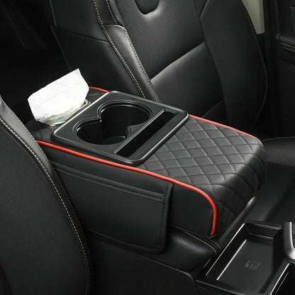 Premium Multi-Compartment Car Center Console Pad