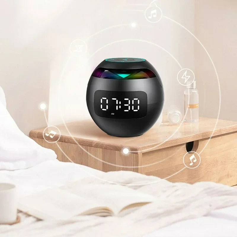 Wireless Bluetooth Clock with LED Color Changing Light