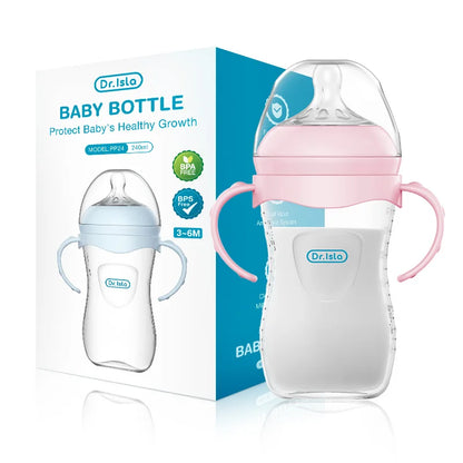 Safe Baby Milk Bottle, Easy Clean & Anti Colic Design