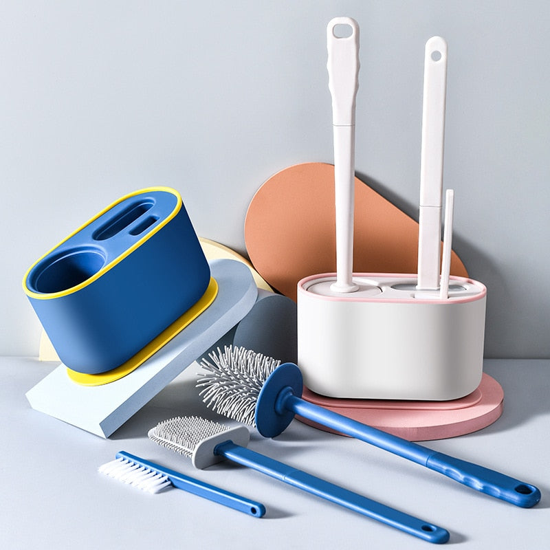 Bathroom Toilet Brush Holder Cleaning Kit - Pexav