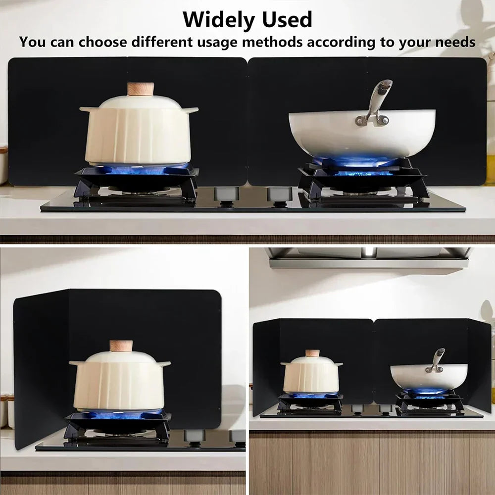 Collapsible Metal Splatter Screen Oil Protector