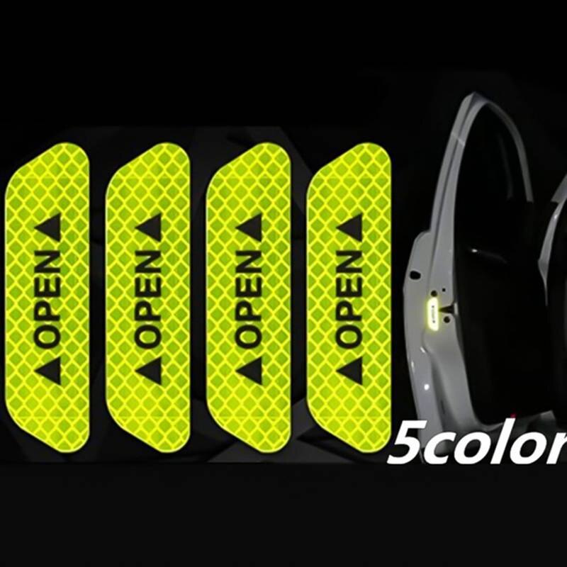 4PCS Safety Reflective Warning Stickers