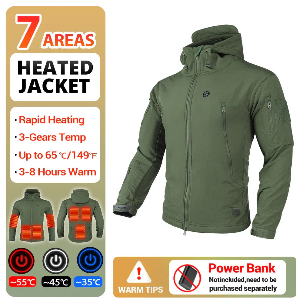 Warm Insulated Snow Jacket for Men