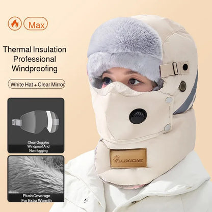 Warm Waterproof Cold Weather Face Mask Hat