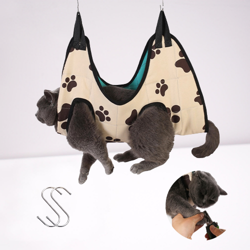 Plush Pet Grooming Hammock Bed - Pexav