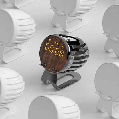 Stylish Wood Bluetooth Speaker Alarm Clock - Pexav