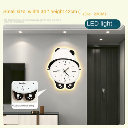 Cute Panda Decorative Wall Clock