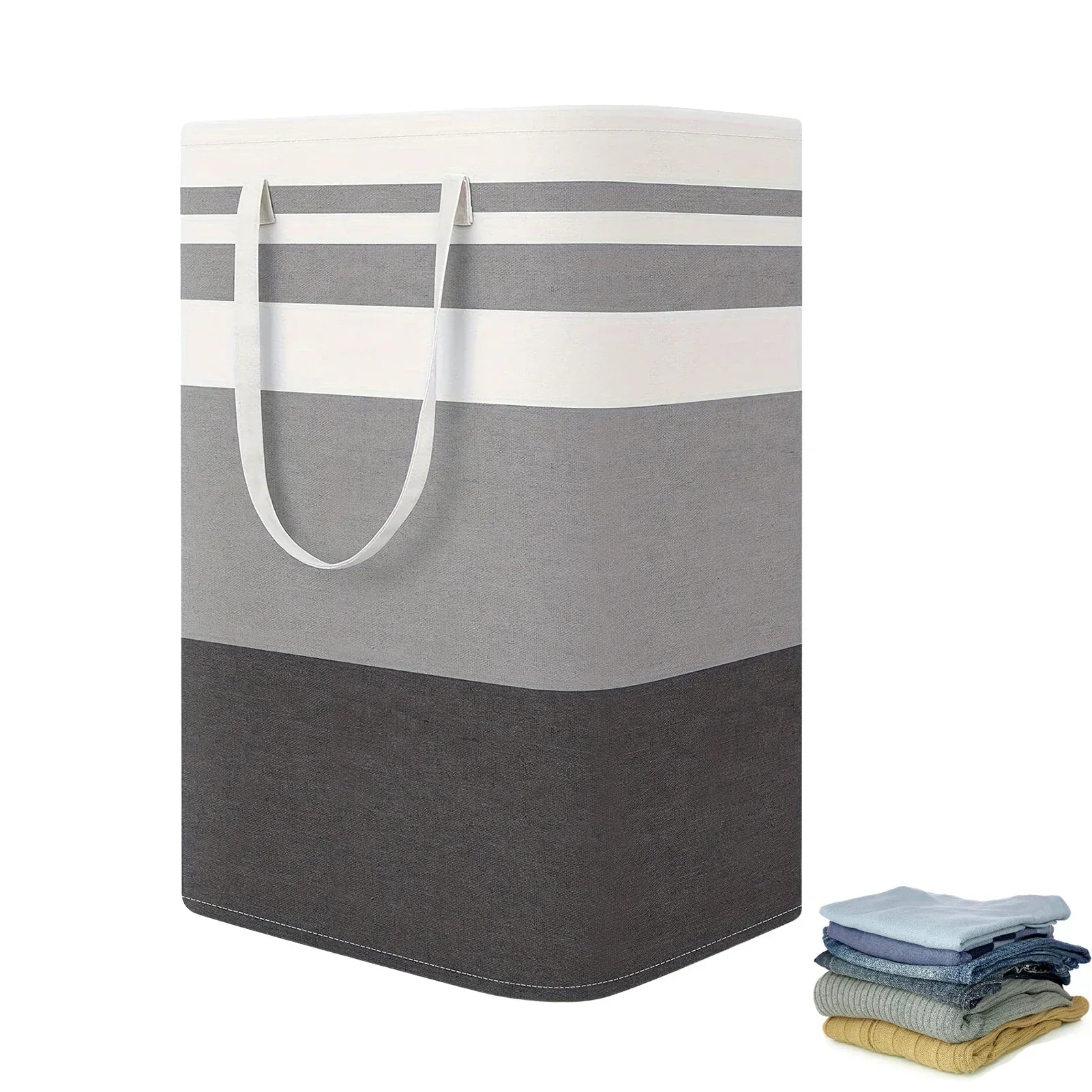 Big Capacity Folding Laundry Basket with Handles - Pexav