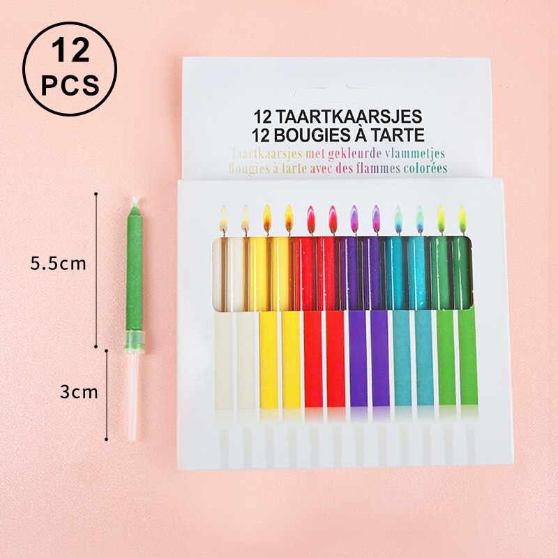 Vibrant Multi Color Party Birthday Candles