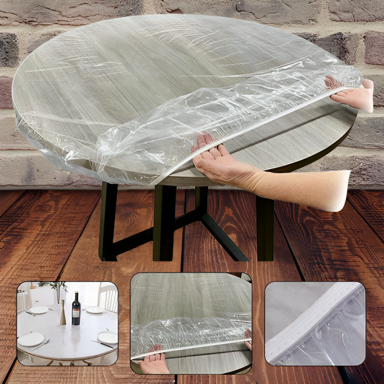 Clear Plastic Durable Table Protector Cover - Pexav
