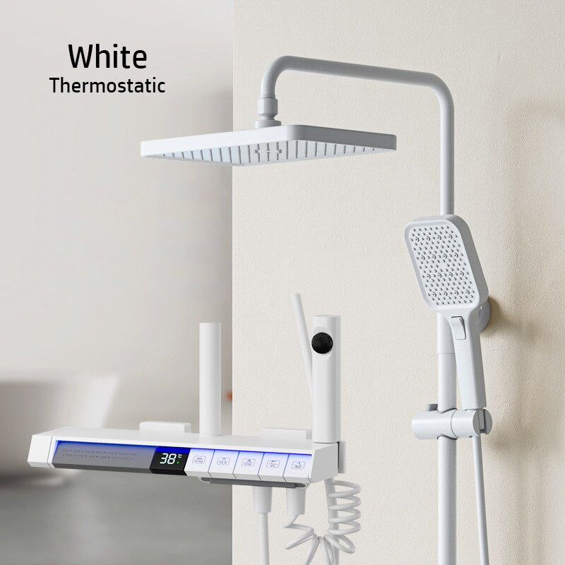 Luxury Digital Temperature Control Shower Head System