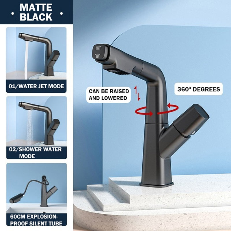 Contemporary 360 Degree Kitchen Sink Faucet