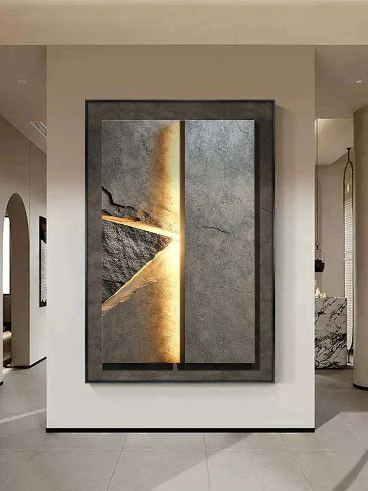 Rugged Stone Effect LED Wall Light - Pexav