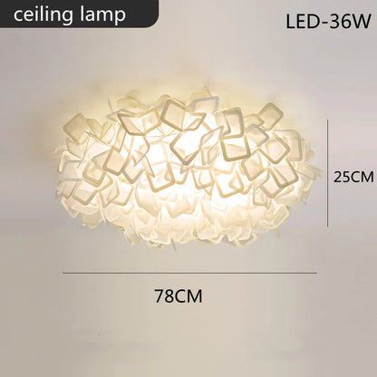 Bright Floral LED Adjustable Ceiling Light Fixture