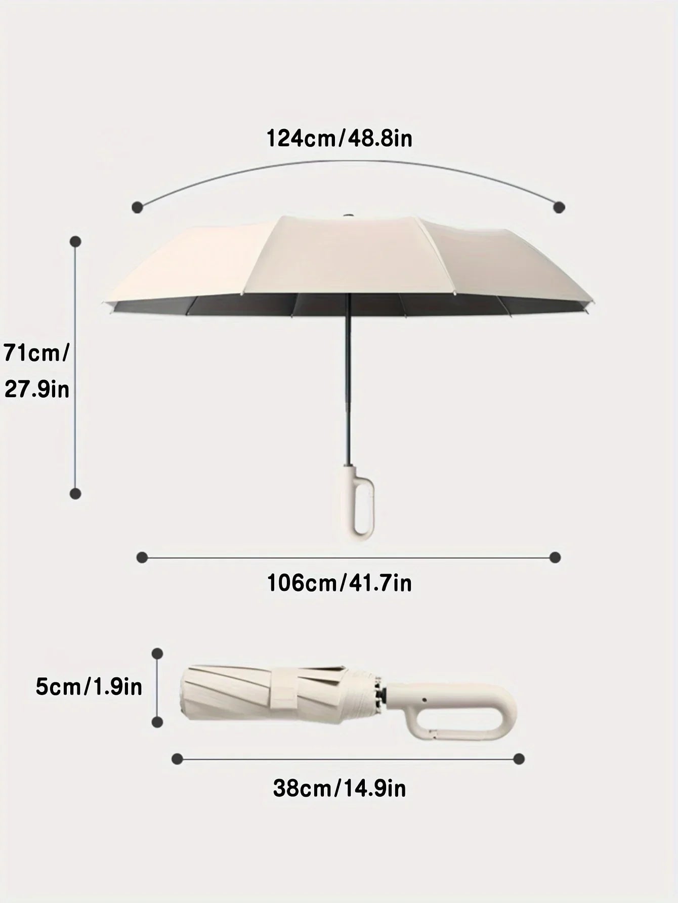 Strong Waterproof Folding Umbrella