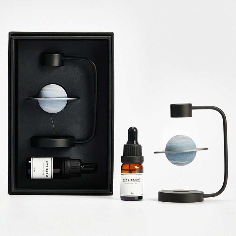 Floating Orb Essential Oil Diffuser Table Lamp