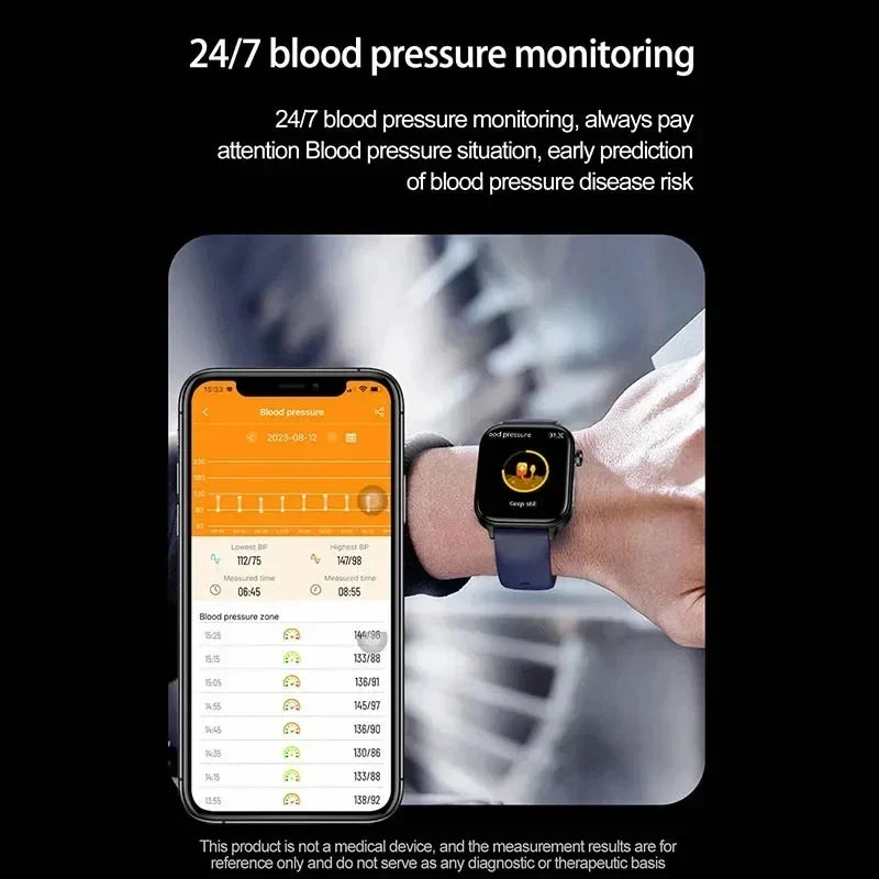 Advanced Fitness Tracker Watch with Heart Rate Monitor