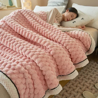 Soft Plush Fall Throw Blanket