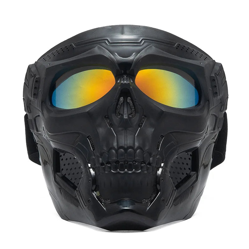 Tough Biker Skull Face Mask