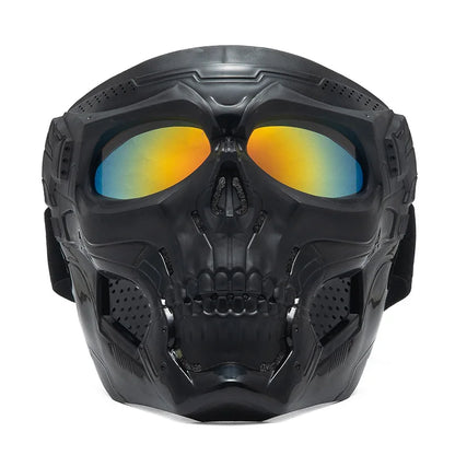 Tough Biker Skull Face Mask