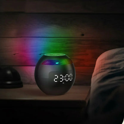 Wireless Bluetooth Clock with LED Color Changing Light