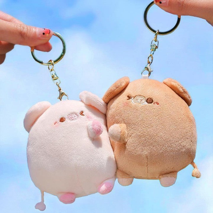 Sweet Heart Soft Plush Keychain Charm - Pexav