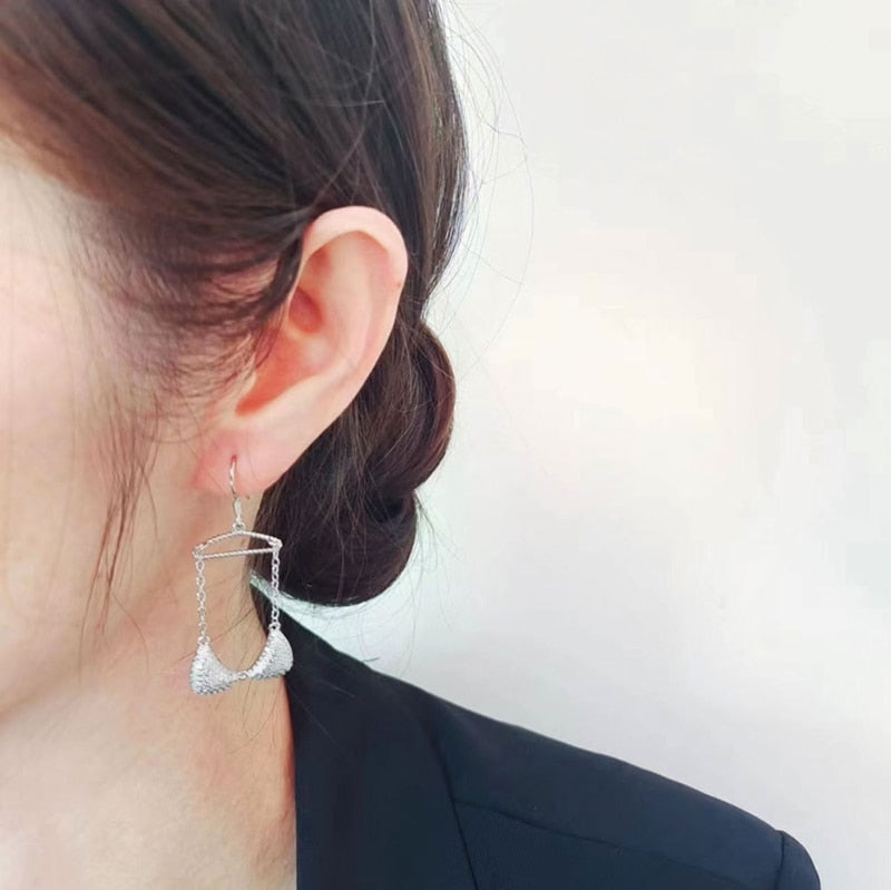 Beachy Seashell Drop Earrings - Pexav