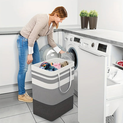 Big Capacity Folding Laundry Basket with Handles