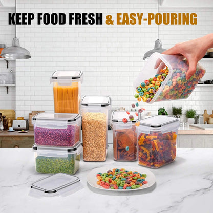 BPA-Free 7pc Kitchen Storage Container Set with Lids