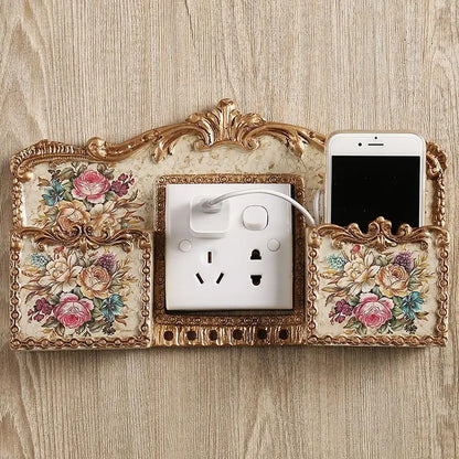 Classic Floral Power Outlet Organizer