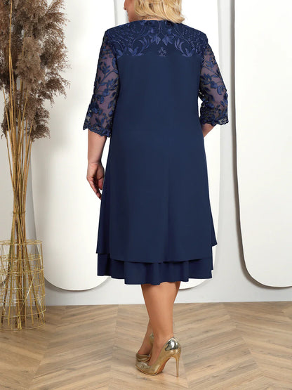 Stunning Large Size Formal Gown