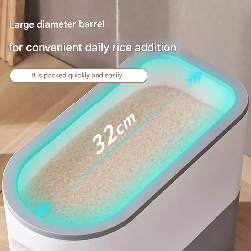 Airtight Food Storage Bin Large Grain Keeper Container