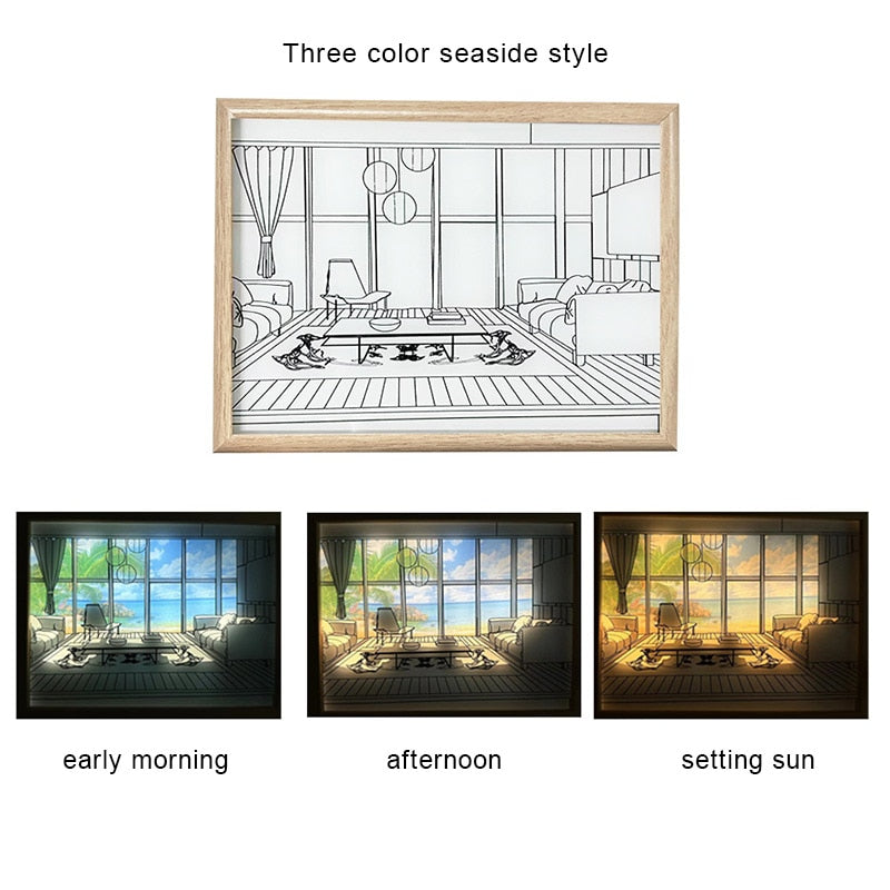 Colorful Modern LED Art Table Lamp