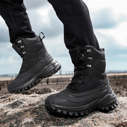 Warm Insulated Snow Boots for Men