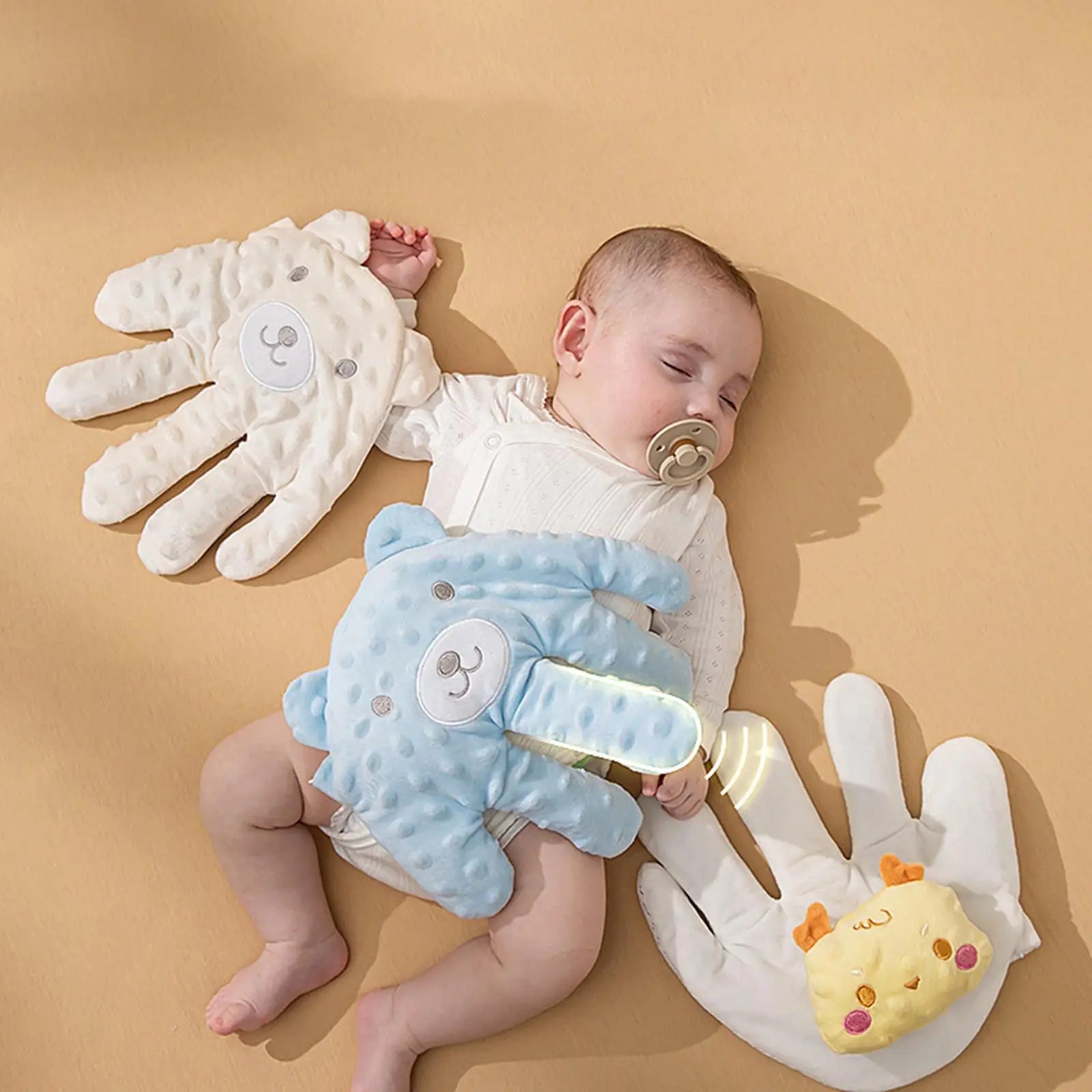 Large Plush Self Rocking Baby Sleep Toy - Pexav