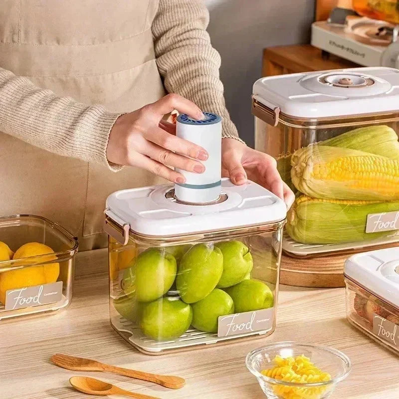 Clear Food Sealer Container with Pump – FreshLock - Pexav