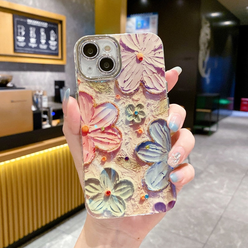 Petals Bloom Protective iPhone Cover