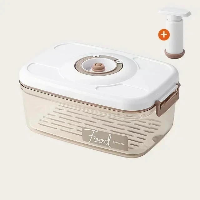 Clear Food Sealer Container with Pump – FreshLock
