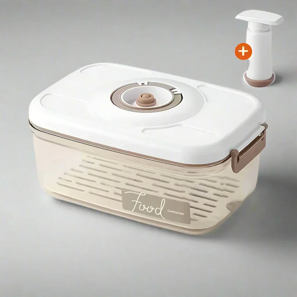 Clear Food Sealer Container with Pump – FreshLock