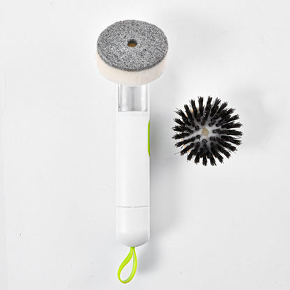 Kitchen Soap Dispensing Cleaning Brush