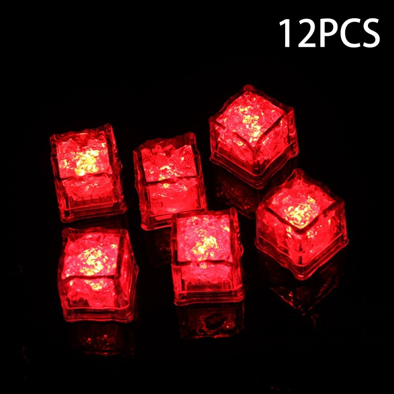 Vibrant Glow Ice Cubes for Drinks