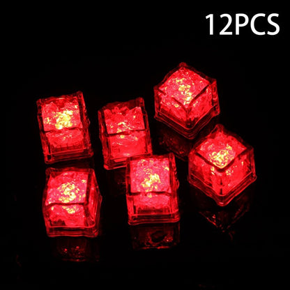 Vibrant Glow Ice Cubes for Drinks