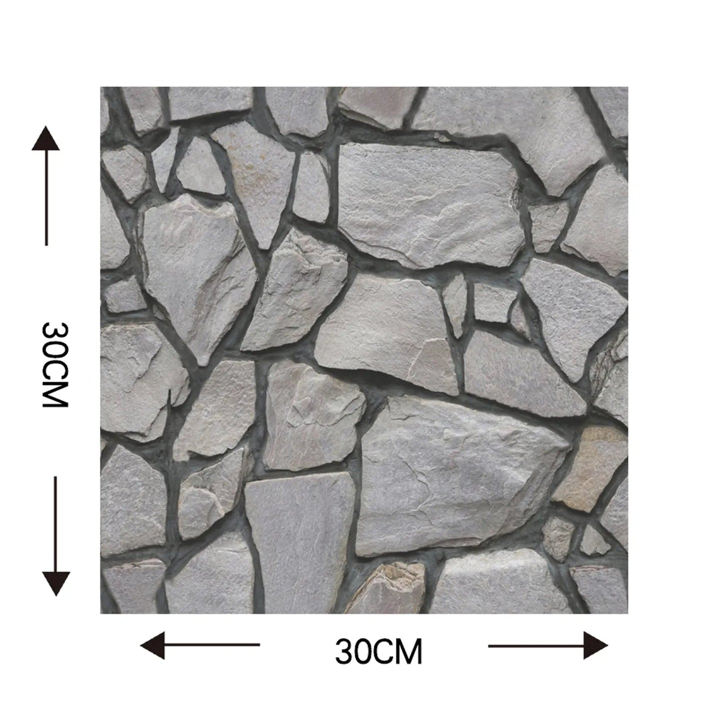 Textured Brick Wall Sticker Decal